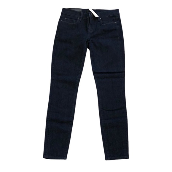 NWT Ann Taylor The Skinny Ankle Jeans Sz 2 Blue Modern Fit Basic Comfy Casual - Picture 1 of 8